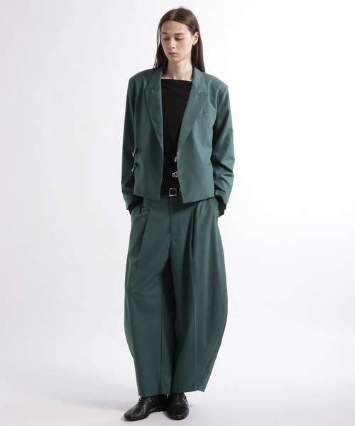 HARE(ハレ)の「【SET UP対応】バレルワイドトラウザー(HARE)(スラックス・メンズ・ブラック/グリーン/グレー系その他/ブラック系その他・SMALL/MEDIUM)」の13枚目の写真