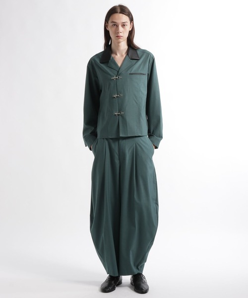 HARE(ハレ)の「【SET UP対応】バレルワイドトラウザー(HARE)(スラックス・メンズ・ブラック/グリーン/グレー系その他/ブラック系その他・SMALL/MEDIUM)」の14枚目の写真