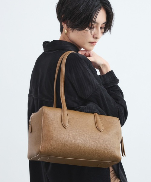 VELETTO(ベレット)の「BARNYARDSTORM / VELETTO(ヴェレット) / スクエアボストンBAG【別注】(ボストンバッグ・レディース・キャメル/ダークブラウン・FREE)」の2枚目の写真
