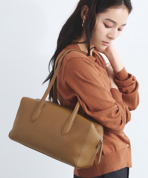 VELETTO(ベレット)の「BARNYARDSTORM / VELETTO(ヴェレット) / スクエアボストンBAG【別注】(ボストンバッグ・レディース・キャメル/ダークブラウン・FREE)」の4枚目の写真