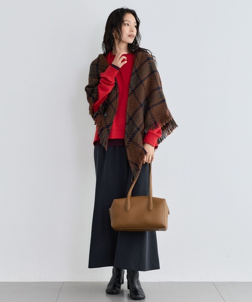 VELETTO(ベレット)の「BARNYARDSTORM / VELETTO(ヴェレット) / スクエアボストンBAG【別注】(ボストンバッグ・レディース・キャメル/ダークブラウン・FREE)」の8枚目の写真