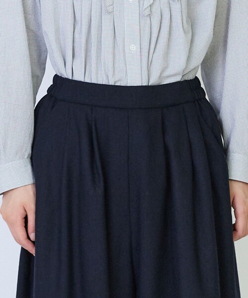 LOISIR（ロワズィール）の「ウール混ツイードボトルシルエットパンツ（その他パンツ・レディース・ネイビー/グレー系その他・M/MT）」の19枚目の写真