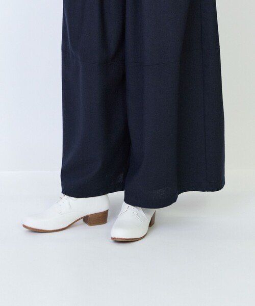 LOISIR（ロワズィール）の「ウール混ツイードボトルシルエットパンツ（その他パンツ・レディース・ネイビー/グレー系その他・M/MT）」の22枚目の写真