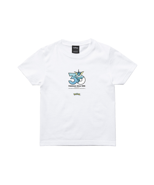 ZOZOSPOT(ゾゾスポット)の「Pokemon 30th Anniversary 1025 T-shirt 「シャワーズ」(Tシャツ/カットソー・レディース・ホワイト・SMALL/MEDIUM/LARGE/X-LARGE/XX-LARGE/XXX-LARGE/110cm/100cm/120cm/130cm/140cm/150cm/160cm)」の2枚目の写真