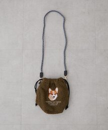 ボア刺繍コードショルダー