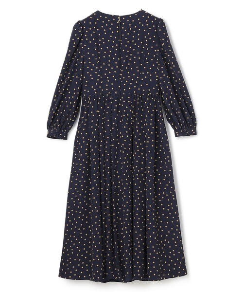 TOCCA(トッカ)の「TWILIGHT DOTS ドレス(ワンピース・レディース・ネイビー系5・00/0/2/4/6)」の5枚目の写真