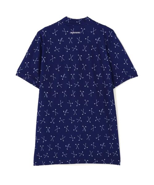 PEARLY GATES（パーリーゲイツ）の「【PEARLY GATES】2WAYトリコット半袖ハイネックカットソー ＜ゴルフクラブ柄＞ (MENS)（Tシャツ/カットソー・メンズ・ブルー系その他・MEDIUM/LARGE/X-LARGE）」の13枚目の写真