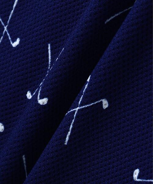 PEARLY GATES（パーリーゲイツ）の「【PEARLY GATES】2WAYトリコット半袖ハイネックカットソー ＜ゴルフクラブ柄＞ (MENS)（Tシャツ/カットソー・メンズ・ブルー系その他・MEDIUM/LARGE/X-LARGE）」の14枚目の写真
