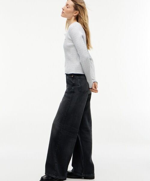 tommy jeans(トミー ジーンズ)の「ハイウエストワイドデニム(デニムパンツ・レディース・ブラック・27inch/26inch)」の8枚目の写真