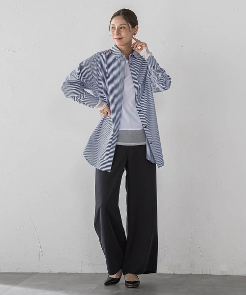 la.f…(ラエフ)の「【SETUP対応】"Light & Soft Suede" ワイドパンツ(その他パンツ・レディース・ブラック/ブラウン・9号/7号)」の12枚目の写真