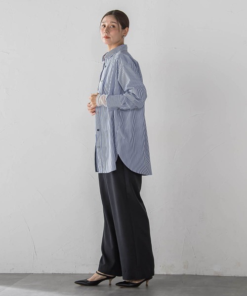 la.f…(ラエフ)の「【SETUP対応】"Light & Soft Suede" ワイドパンツ(その他パンツ・レディース・ブラック/ブラウン・9号/7号)」の13枚目の写真