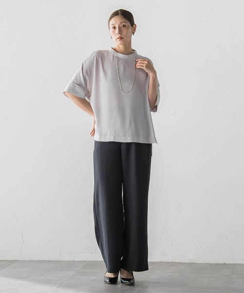 la.f…(ラエフ)の「【SETUP対応】"Light & Soft Suede" ワイドパンツ(その他パンツ・レディース・ブラック/ブラウン・9号/7号)」の15枚目の写真