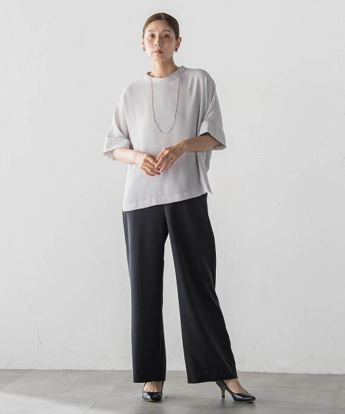 la.f…(ラエフ)の「【SETUP対応】"Light & Soft Suede" ワイドパンツ(その他パンツ・レディース・ブラック/ブラウン・9号/7号)」の17枚目の写真