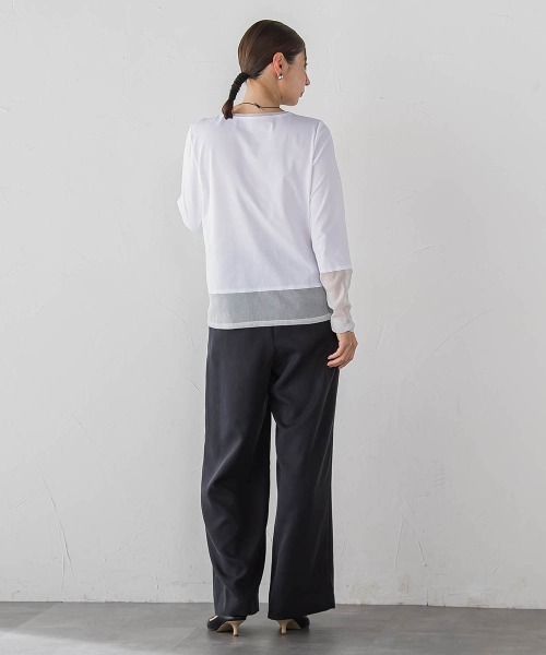 la.f…(ラエフ)の「【SETUP対応】"Light & Soft Suede" ワイドパンツ(その他パンツ・レディース・ブラック/ブラウン・9号/7号)」の21枚目の写真