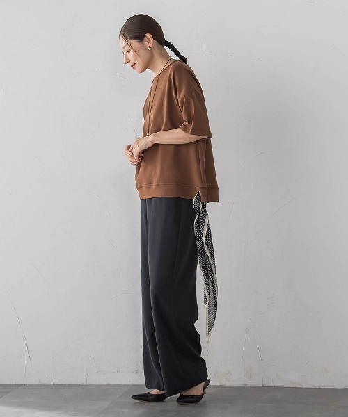 la.f…(ラエフ)の「【SETUP対応】"Light & Soft Suede" ワイドパンツ(その他パンツ・レディース・ブラック/ブラウン・9号/7号)」の10枚目の写真