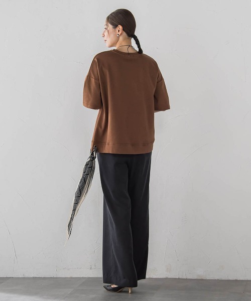 la.f…(ラエフ)の「【SETUP対応】"Light & Soft Suede" ワイドパンツ(その他パンツ・レディース・ブラック/ブラウン・9号/7号)」の11枚目の写真