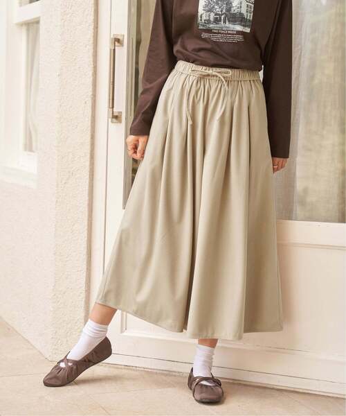 ikka(イッカ)の「変形コールガウチョパンツ(その他パンツ・レディース・ブラウン/オリーブ/チャコール/ブルー/ベージュ・S/L/M)」の10枚目の写真