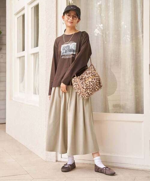 ikka(イッカ)の「変形コールガウチョパンツ(その他パンツ・レディース・ブラウン/オリーブ/チャコール/ブルー/ベージュ・S/L/M)」の11枚目の写真