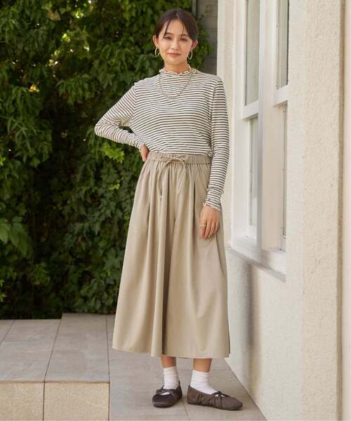 ikka(イッカ)の「変形コールガウチョパンツ(その他パンツ・レディース・ブラウン/オリーブ/チャコール/ブルー/ベージュ・S/L/M)」の15枚目の写真