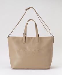 St ANDREWS（セントアンドリュース）の「【St ANDREWS】ロゴエンボストートバッグ (UNISEX)（トートバッグ）」
