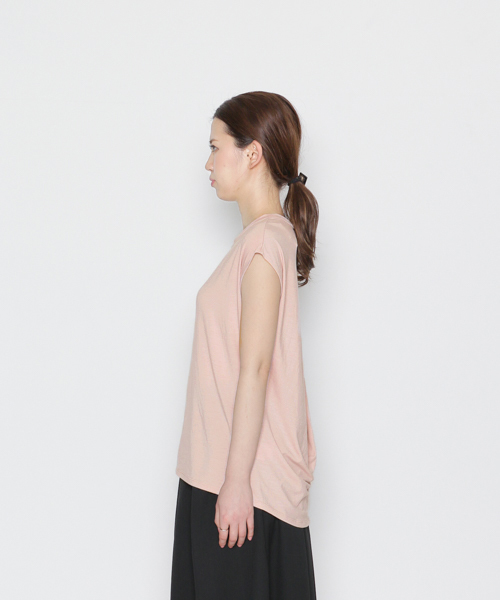 SENSE OF PLACE by URBAN RESEARCH(センスオブプレイスバイアーバンリサーチ)の「CF バックドレープTシャツ(ノースリーブ)(Tシャツ/カットソー・レディース・ピンク/ホワイト/ネイビー・FREE)」の11枚目の写真