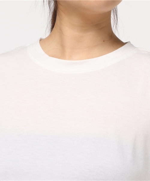 SENSE OF PLACE by URBAN RESEARCH(センスオブプレイスバイアーバンリサーチ)の「CF バックドレープTシャツ(ノースリーブ)(Tシャツ/カットソー・レディース・ピンク/ホワイト/ネイビー・FREE)」の4枚目の写真