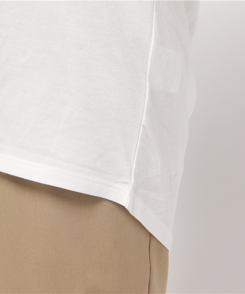 SENSE OF PLACE by URBAN RESEARCH(センスオブプレイスバイアーバンリサーチ)の「CF バックドレープTシャツ(ノースリーブ)(Tシャツ/カットソー・レディース・ピンク/ホワイト/ネイビー・FREE)」の6枚目の写真