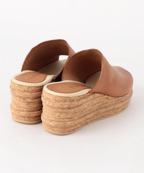 BEAUTY&YOUTH UNITED ARROWS（ビューティーアンドユースユナイテッドアローズ）の「＜LE CRABE ROUGE＞ウエッジソールスライダーサンダル◆（サンダル・レディース・ブラウン/ブラック・37/36/38）」の6枚目の写真