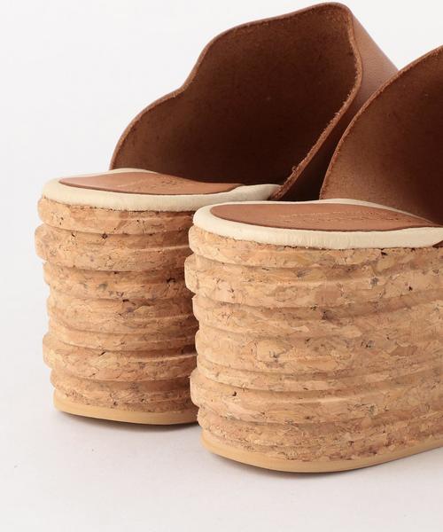 BEAUTY&YOUTH UNITED ARROWS（ビューティーアンドユースユナイテッドアローズ）の「＜LE CRABE ROUGE＞ウエッジソールスライダーサンダル◆（サンダル・レディース・ブラウン/ブラック・37/36/38）」の8枚目の写真