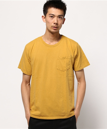 Brentwood | CREW NECK Vintage-Style print  pocket S/S クルーネックヴィンテージ風プリントポケットTシャツ(Tシャツ/カットソー)