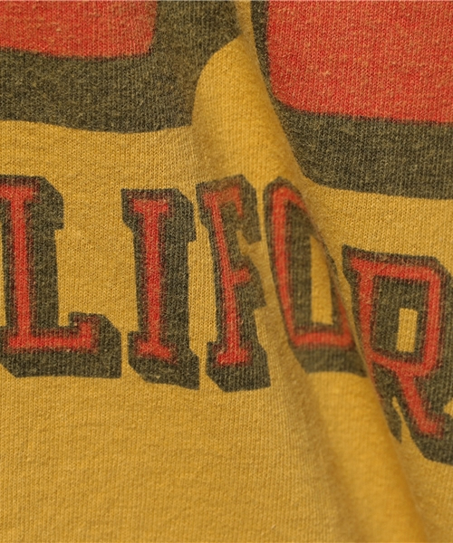 Brentwood（ブレントウッド）の「CREW NECK Vintage-Style print  pocket S/S クルーネックヴィンテージ風プリントポケットTシャツ（Tシャツ/カットソー・メンズ・イエロー・SMALL/LARGE/MEDIUM/X-SMALL）」の5枚目の写真