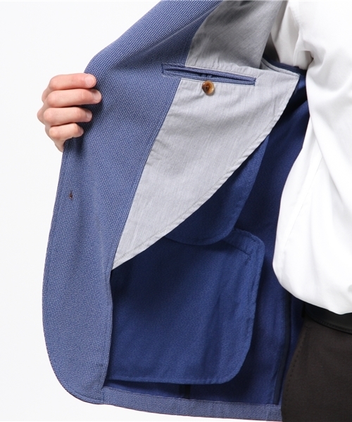 MEN'S BIGI(メンズビギ)の「ストレッチ エアリーサマージャケット/ビジネス&カジュアル(テーラードジャケット・メンズ・ブラック/ベージュ/ネイビー・SS/S/L/M)」の12枚目の写真