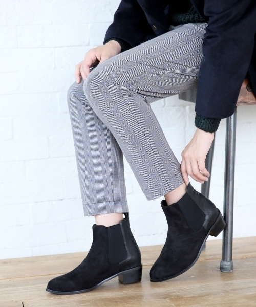 LEPSIM（レプシィム）の「サイドゴアショートブーツ　726311（ブーツ・レディース・ブラック/ダークブラウン/ブラック系その他・MEDIUM/SMALL/LARGE）」の3枚目の写真