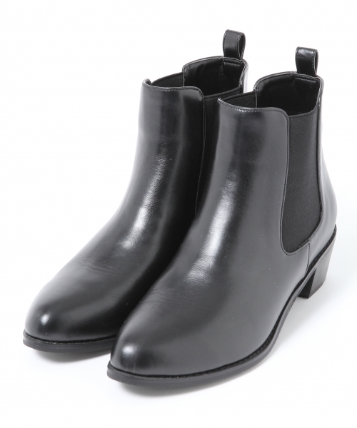 LEPSIM（レプシィム）の「サイドゴアショートブーツ　726311（ブーツ・レディース・ブラック/ダークブラウン/ブラック系その他・MEDIUM/SMALL/LARGE）」の5枚目の写真