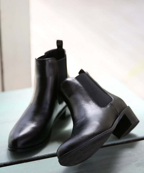 LEPSIM（レプシィム）の「サイドゴアショートブーツ　726311（ブーツ・レディース・ブラック/ダークブラウン/ブラック系その他・MEDIUM/SMALL/LARGE）」の12枚目の写真