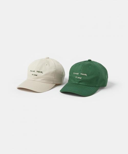 UNITED ARROWS & SONS(ユナイテッドアローズアンドサンズ)の「Julian Klincewicz(ジュリアン クリンスウィックス)emb CAP ◆(キャップ・メンズ・ベージュ/ケリー・FREE)」の8枚目の写真