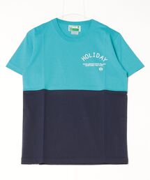 NOT RIGID | 【TURN OVER A NEW LEAF】バイカラーTシャツ(Tシャツ/カットソー)