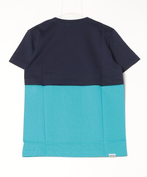 NOT RIGID(ノットリジット)の「【TURN OVER A NEW LEAF】バイカラーTシャツ(Tシャツ/カットソー・メンズ・ワイン/レッド/ブラック/ブルー/ネイビー/イエロー・LARGE/SMALL/MEDIUM)」の7枚目の写真