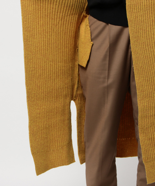 SLY（スライ）の「LAMSWOOL BALLOON RIB LG GOWN（その他アウター・レディース・トップグレー/イエロー系その他/ネイビー・FREE）」の11枚目の写真