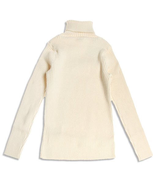 apres les cours(アプレレクール)の「デイリーリブニットタートル(ニット/セーター・キッズ・ネイビー/マスタード/ピンク/アイボリー・80/140/110/130/90/100/120)」の7枚目の写真