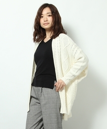 Andemiu | ケーブルニットカーディガン736718(カーディガン/ボレロ)