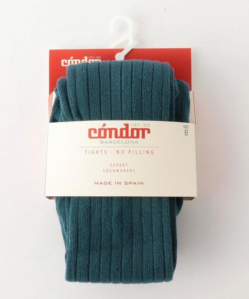 green label relaxing(グリーンレーベルリラクシング)の「【Condor(コンドル)】ソリッド タイツ◆(タイツ/ストッキング・キッズ・マスタード/ターコイズブルー/ダークグレー/ベージュ/ワインレッド・6Y 107-118cm/8Y 119-130cm/4Y 98-106cm)」の3枚目の写真