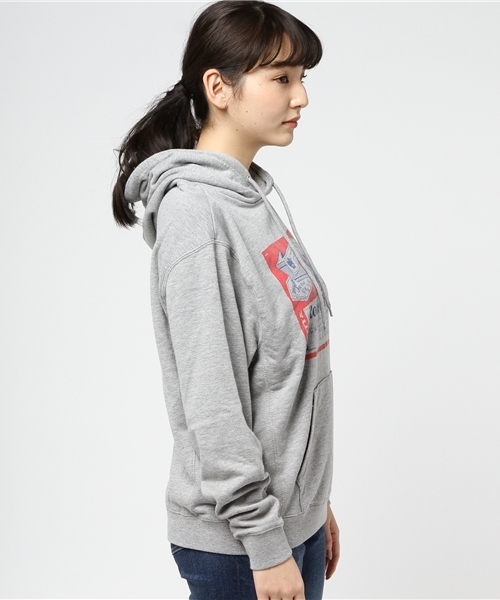 RODEO CROWNS WIDE BOWL（ロデオクラウンズワイドボウル）の「オリジナルラベル ビッグ パーカー（パーカー・レディース・トップグレー/ネイビー/ブラック/レッド・FREE）」の6枚目の写真