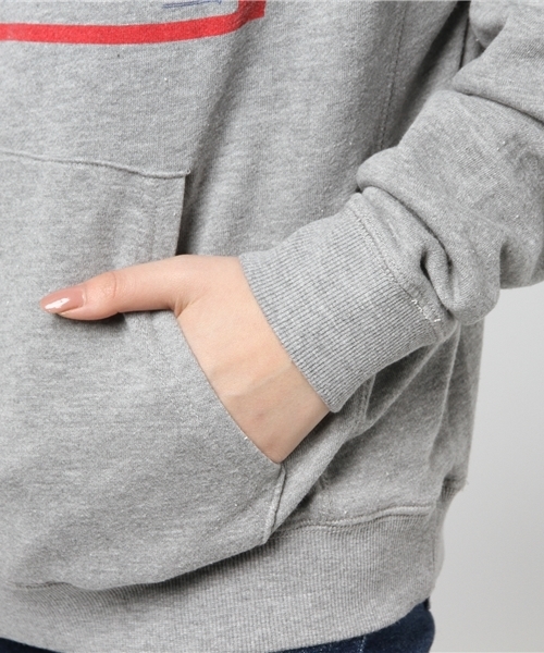 RODEO CROWNS WIDE BOWL（ロデオクラウンズワイドボウル）の「オリジナルラベル ビッグ パーカー（パーカー・レディース・トップグレー/ネイビー/ブラック/レッド・FREE）」の12枚目の写真