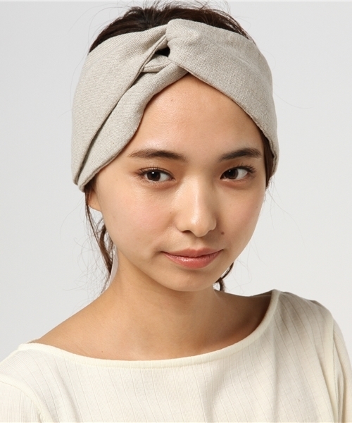 Limitless Luxury リミットレスラグジュアリー の リネンヘアバンド