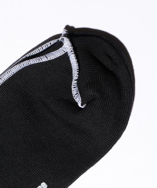 MONKEY TIME（モンキータイム）の「＜monkey time＞ LOCK SAWING SOCKS/ソックス（ソックス/靴下・メンズ・ホワイト/ブラック・FREE）」の5枚目の写真