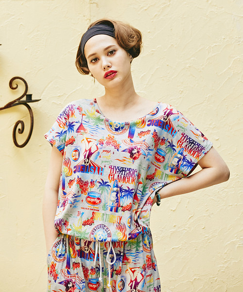 HYSTERIC GLAMOUR（ヒステリックグラマー）の「SUPER THIRSTY総柄 オ  