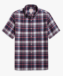 BROOKS BROTHERS | ★再値下げ★Red Fleece　コットン　マドラスチェック　ショートスリーブ　カジュアルシャツ(シャツ/ブラウス)