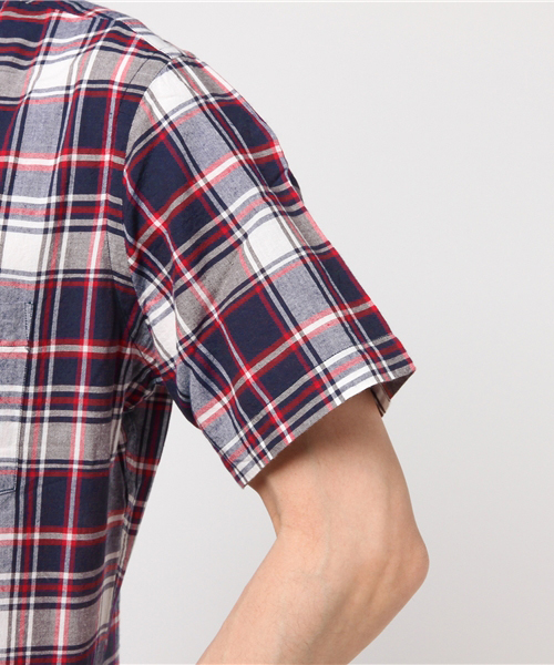 BROOKS BROTHERS（ブルックスブラザーズ）の「★再値下げ★Red Fleece　コットン　マドラスチェック　ショートスリーブ　カジュアルシャツ（シャツ/ブラウス・メンズ・ネイビー/ブルー/レッド・LARGE/MEDIUM/SMALL/X-SMALL）」の17枚目の写真