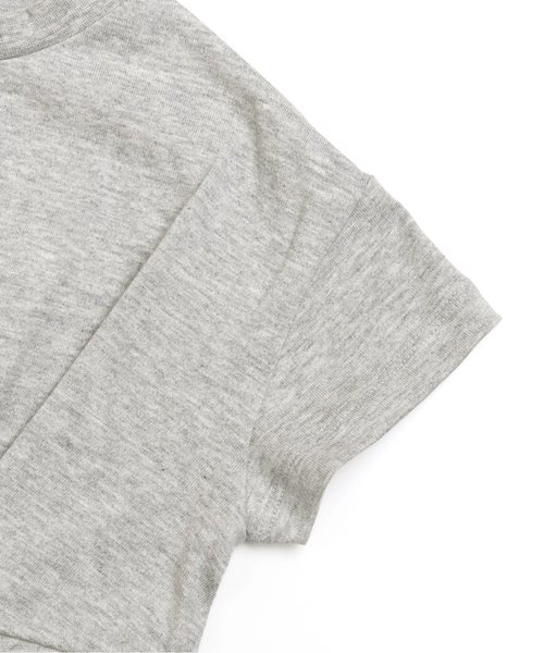 apres les cours（アプレレクール）の「Tシャツリボンワンピース（ワンピース・キッズ・グレー/ピンク/サックスブルー・80/90/100/120/110/130/140）」の7枚目の写真
